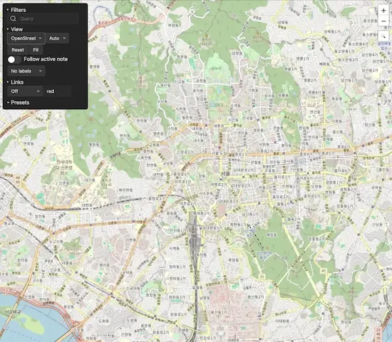 옵시디언 지도 위치 표시, 커스텀 지도 만들기 Map View